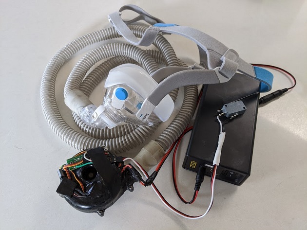 Low-Cost Open-Source Ventilator-ish Device or PAPR